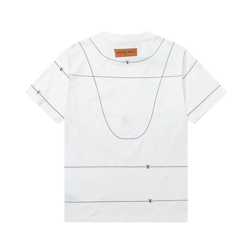 Crew neck cotton T-shirt