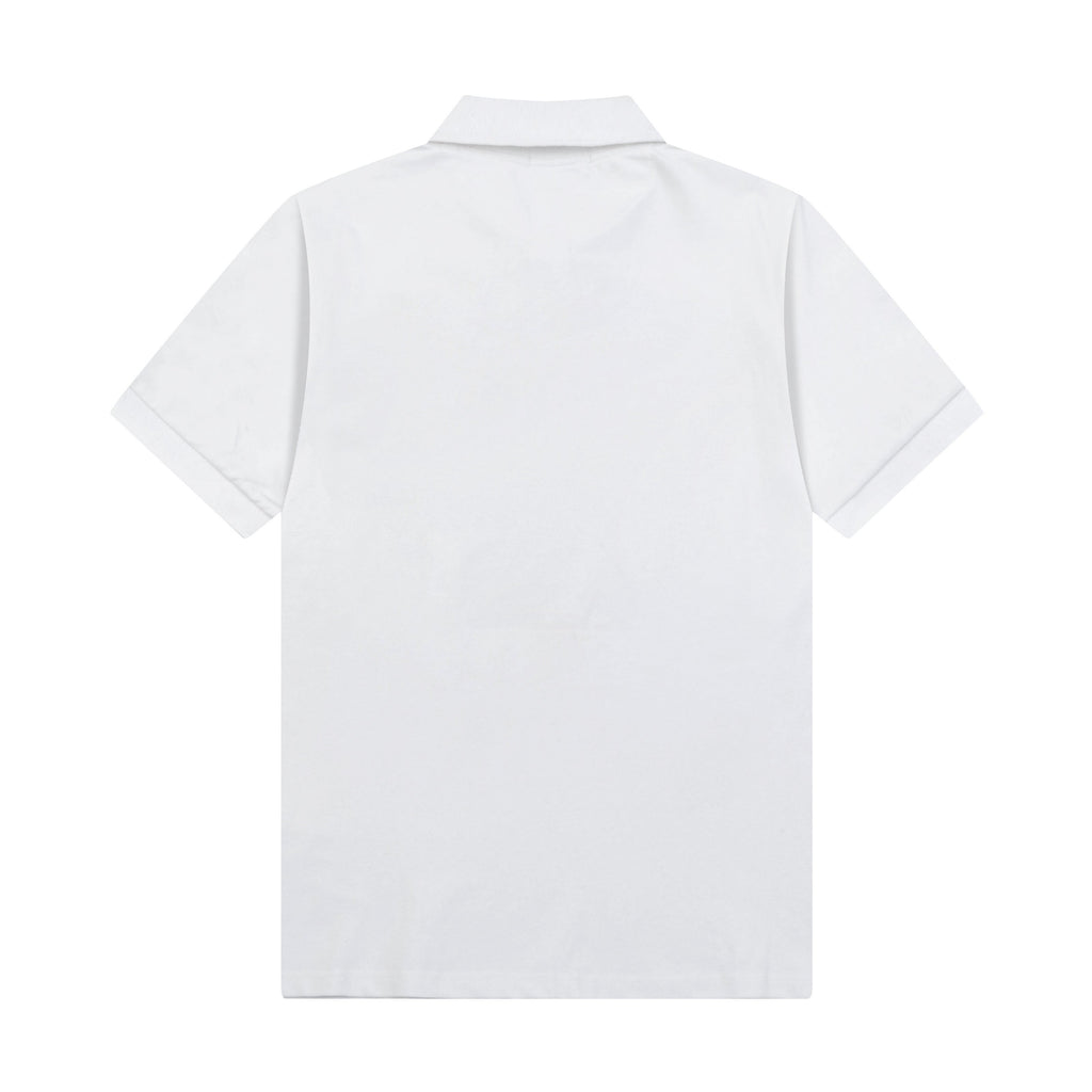Lapel Cotton Polo Shirt