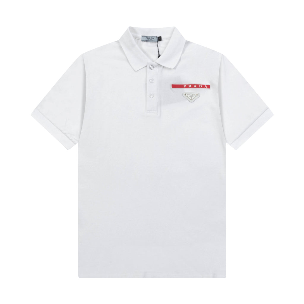 Lapel Cotton Polo Shirt