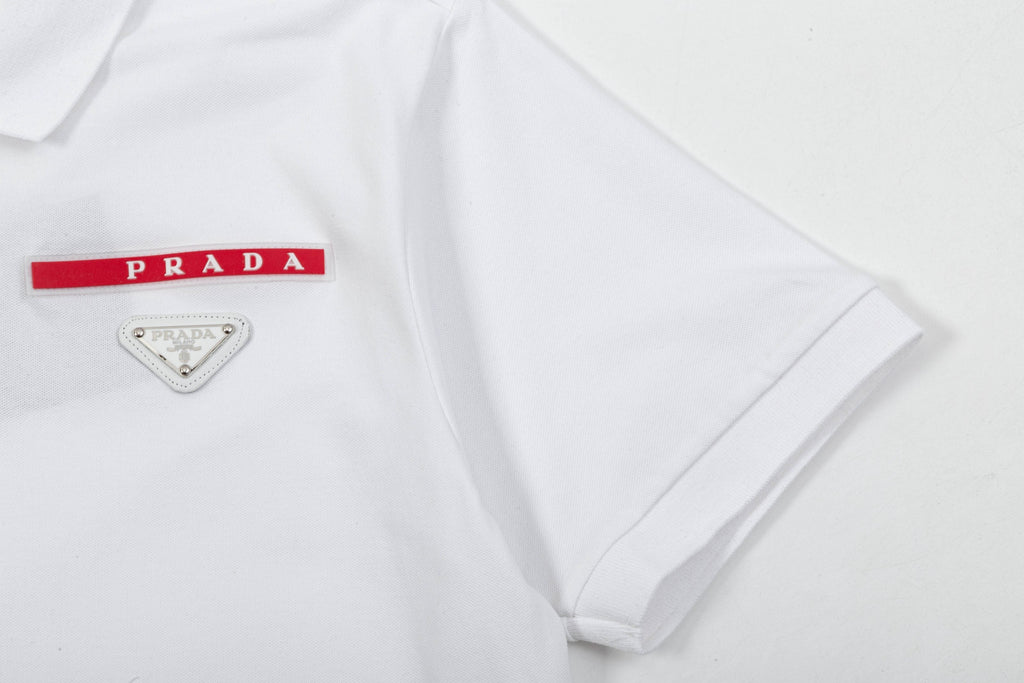 Lapel Cotton Polo Shirt