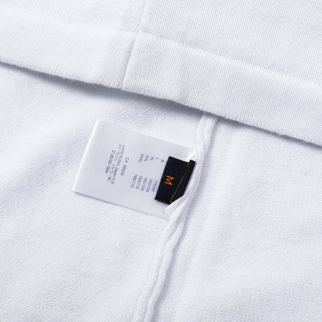 Knitted jacquard collar cotton T-shirt