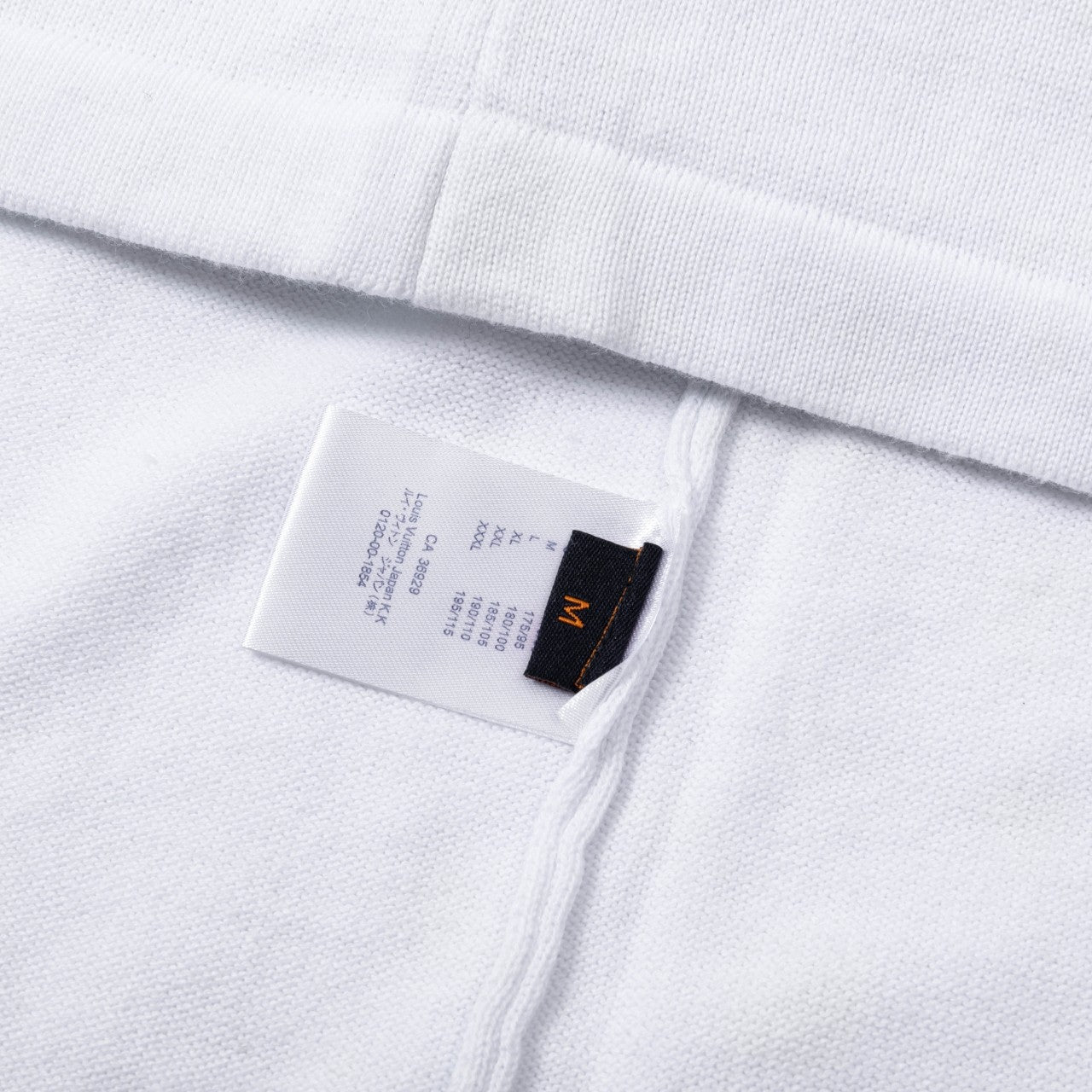 Knitted jacquard collar cotton T-shirt