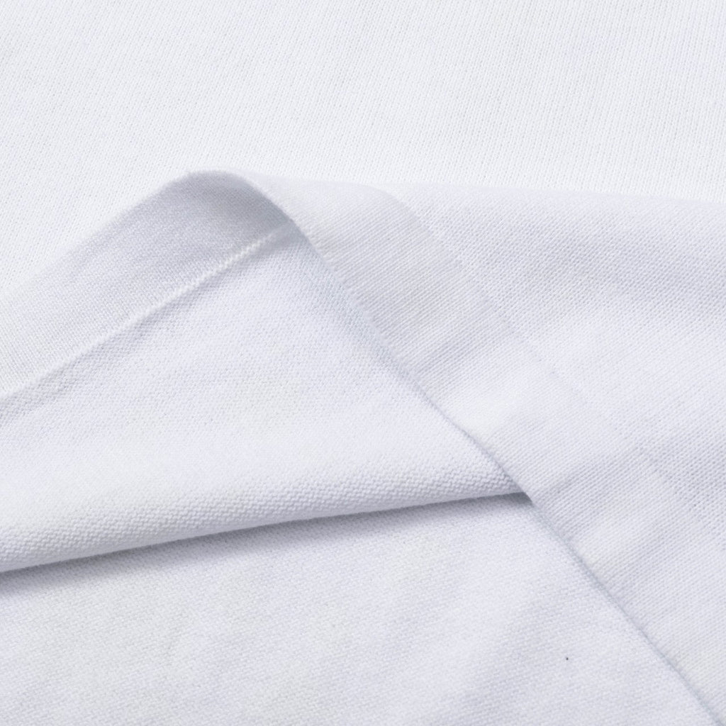 Knitted jacquard collar cotton T-shirt