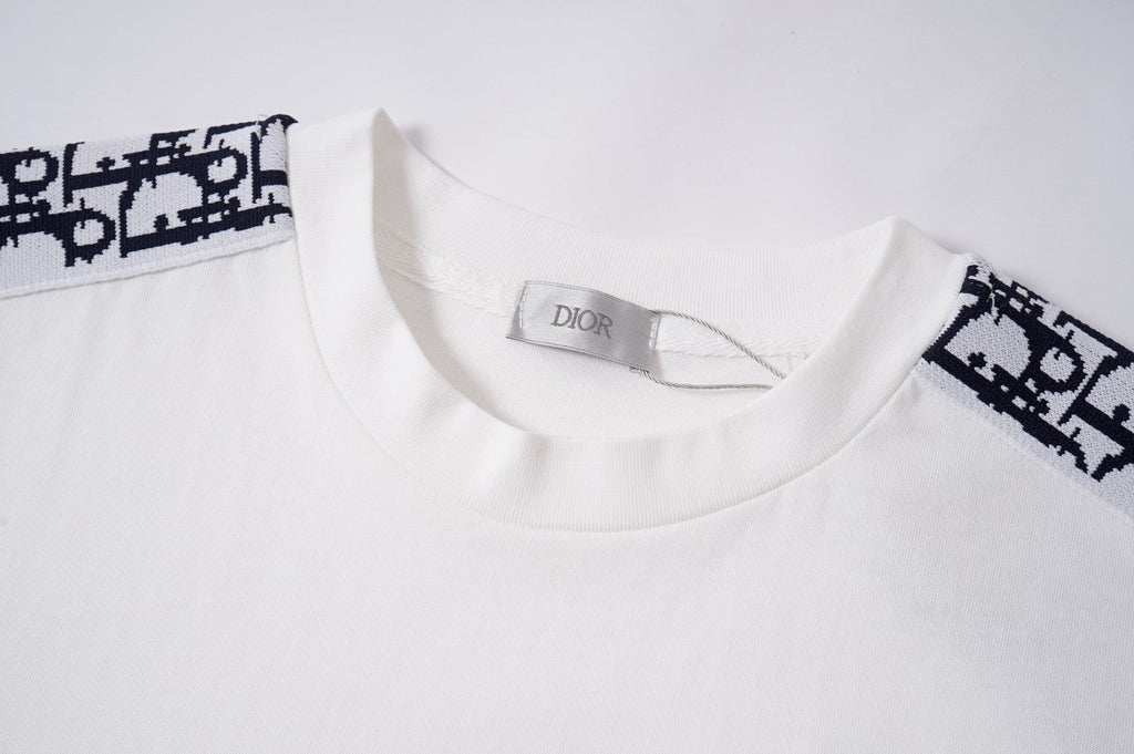Embroidered cotton T-shirt