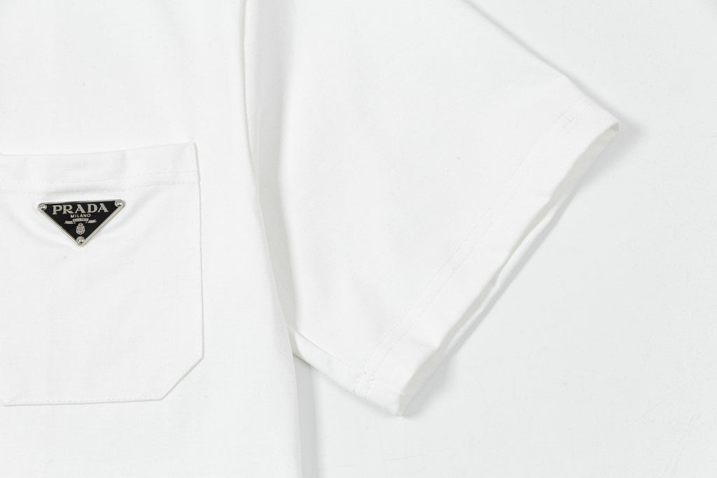 Crew neck cotton T-shirt