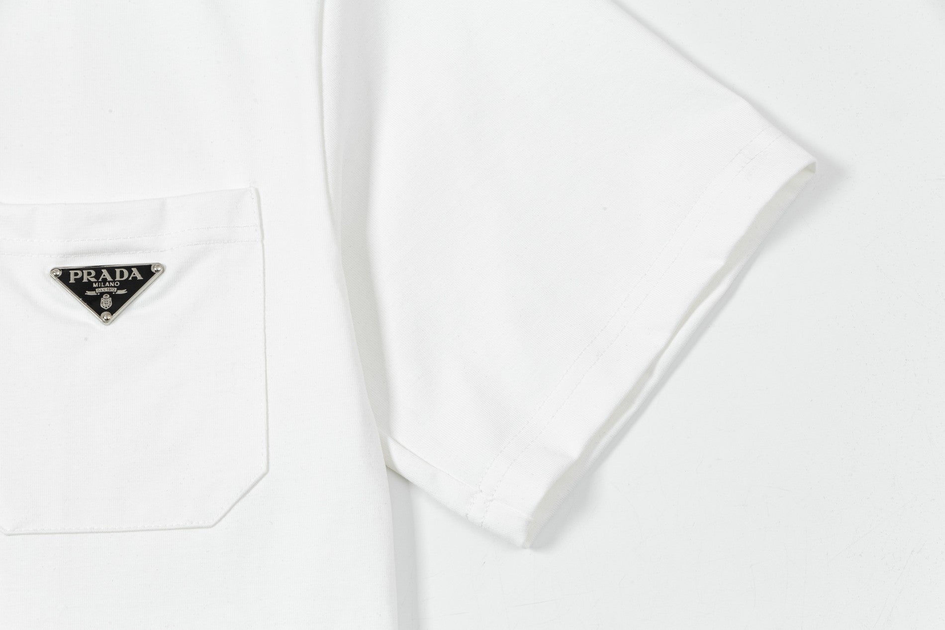 Crew neck cotton T-shirt