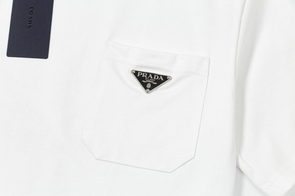 Crew neck cotton T-shirt