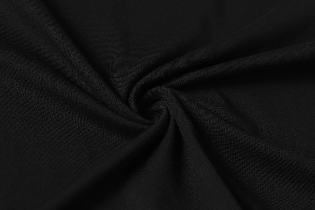 Fleece collar cotton T-shirt