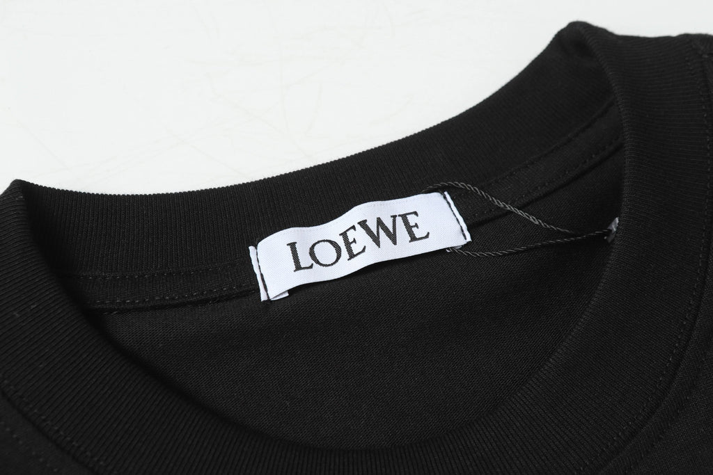 Fleece collar cotton T-shirt