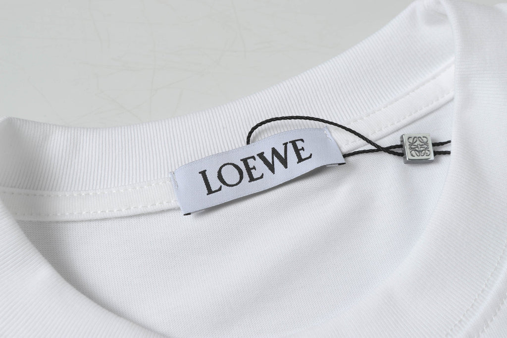 Fleece collar cotton T-shirt