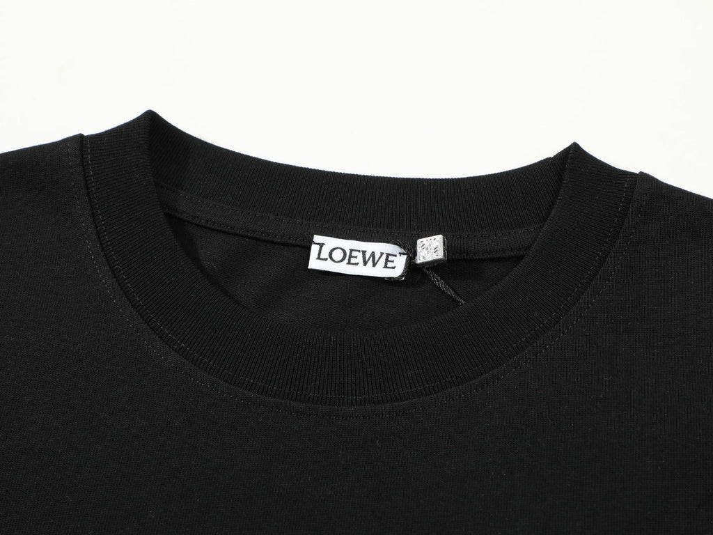 Printed crew neck cotton T-shirt