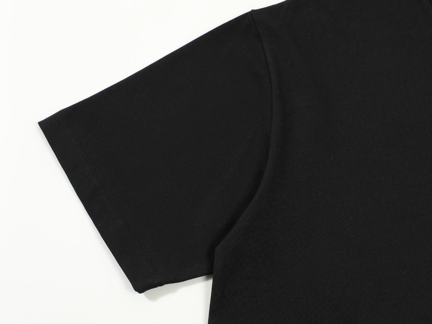 Printed crew neck cotton T-shirt