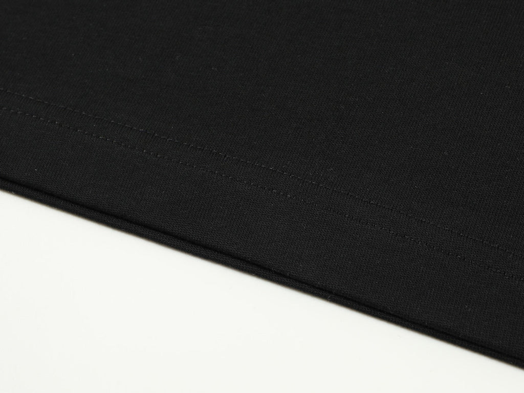 Printed crew neck cotton T-shirt