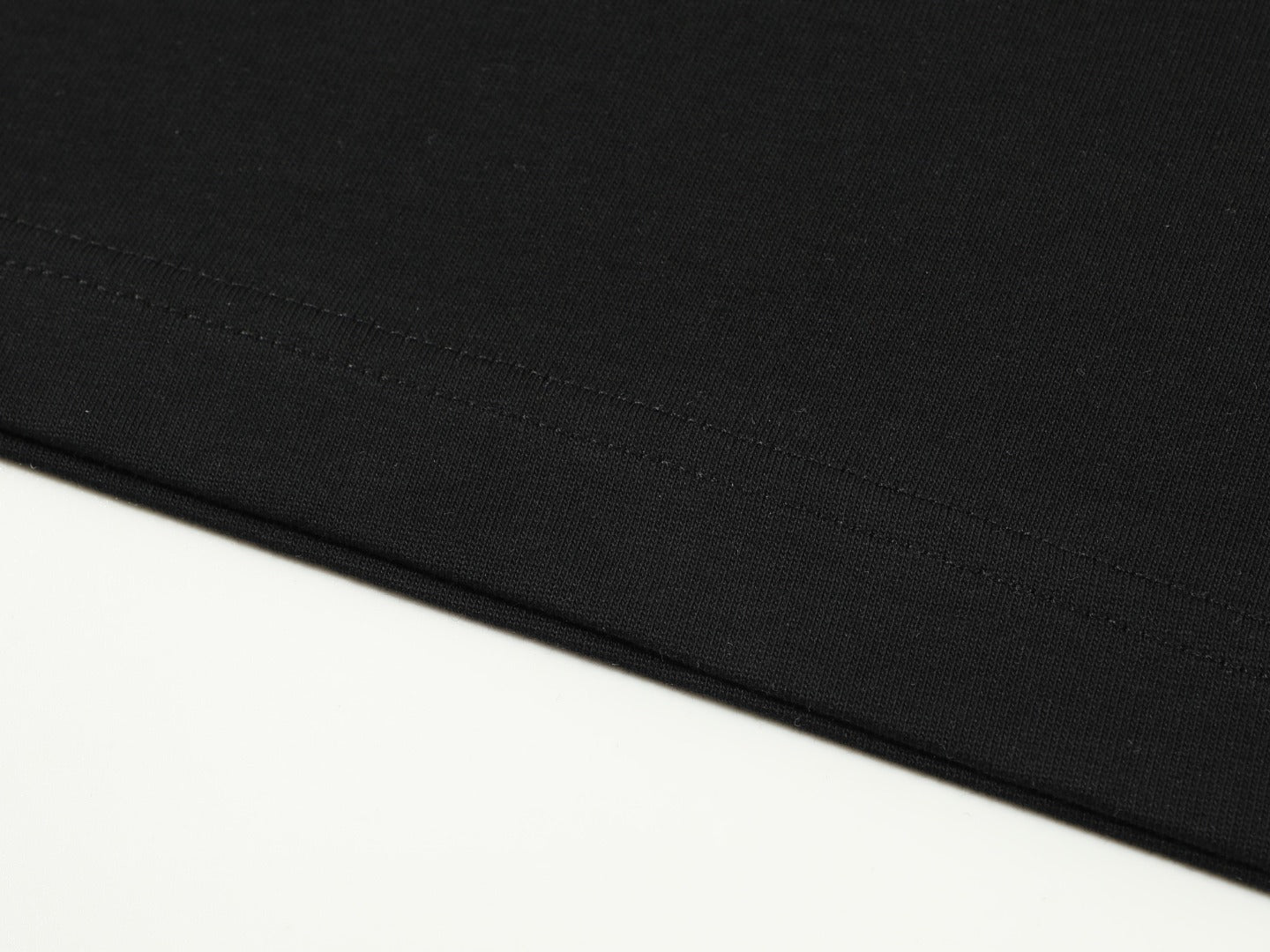 Printed crew neck cotton T-shirt