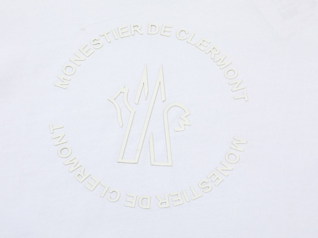 3D Stripe Printed Cotton T-Shirt