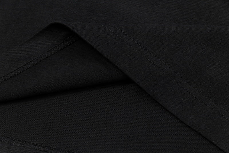 Simple embroidered cotton T-shirt