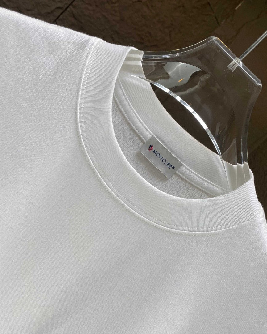 Embroidered cotton T-shirt