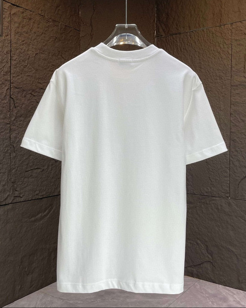 Embroidered cotton T-shirt