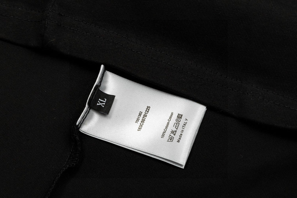 Crew neck printed cotton T-shirt