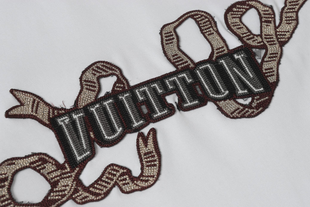 Embroidered cotton T-shirt