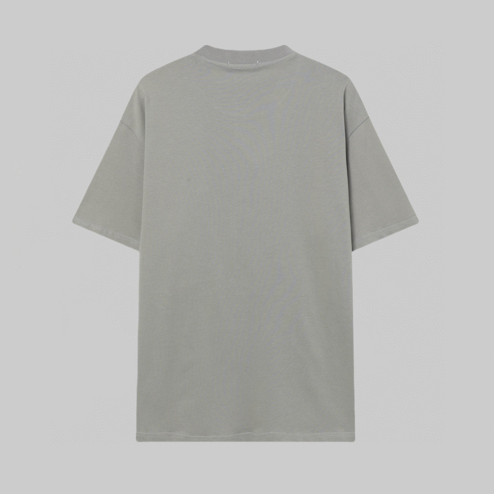 Embroidered crew neck cotton T-shirt