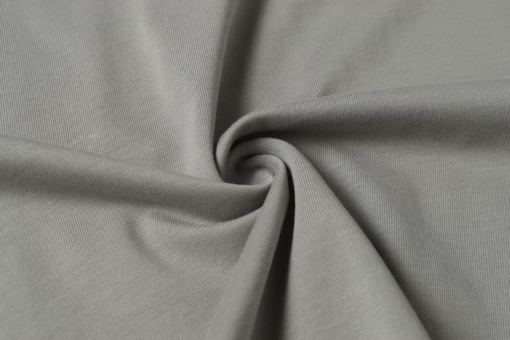 Embroidered crew neck cotton T-shirt