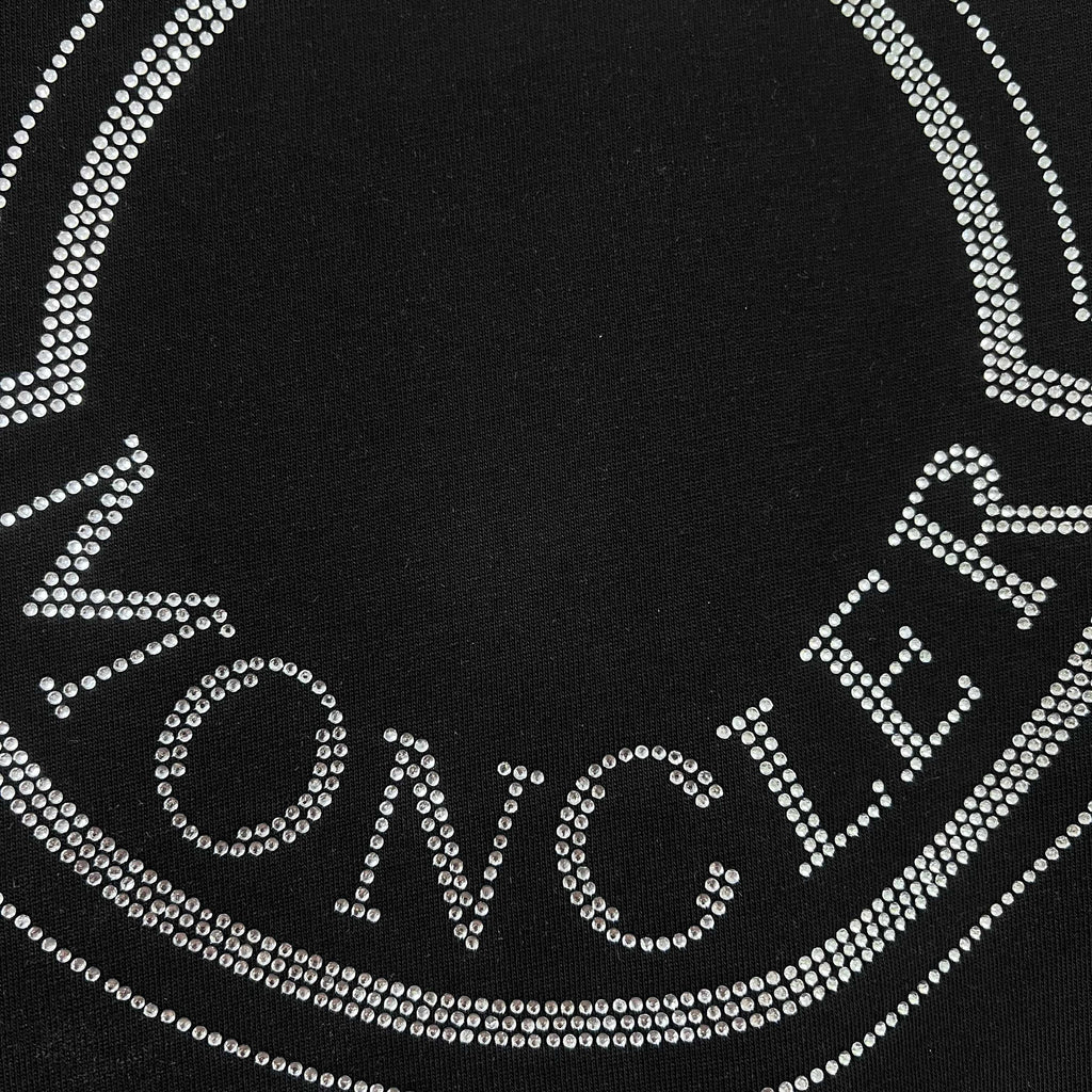 Diamond round neck cotton T-shirt