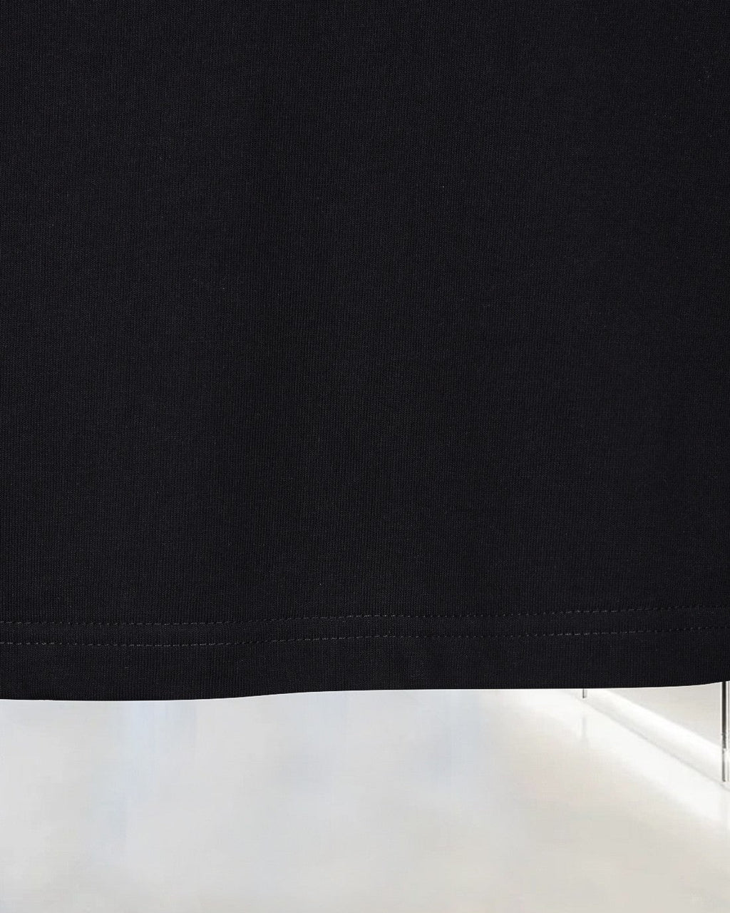 Embroidered crew neck cotton T-shirt