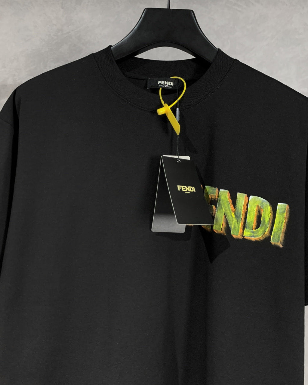 Hand-painted printed T-shirt