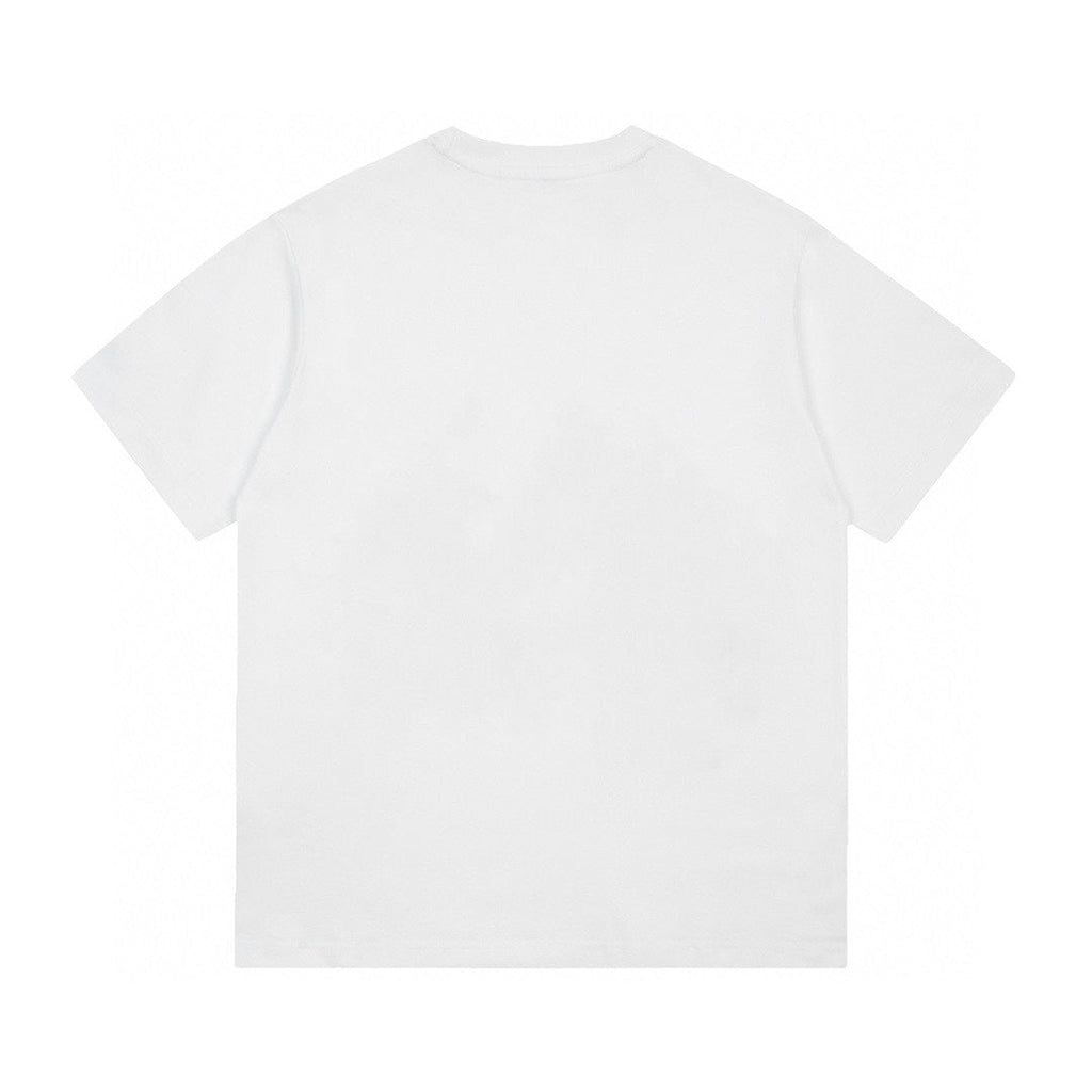 Foamed lettering cotton T-shirt