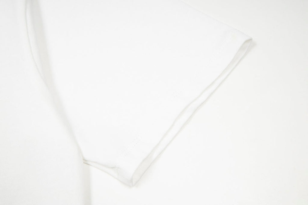 Foamed lettering cotton T-shirt