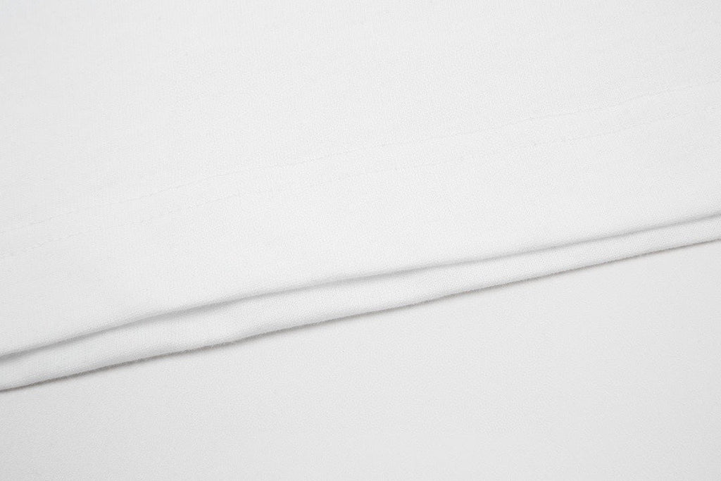 Foamed lettering cotton T-shirt