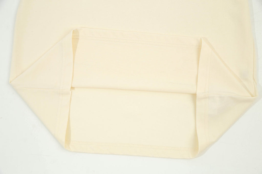 Printed crew neck cotton T-shirt