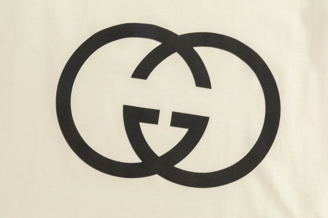 Printed crew neck cotton T-shirt