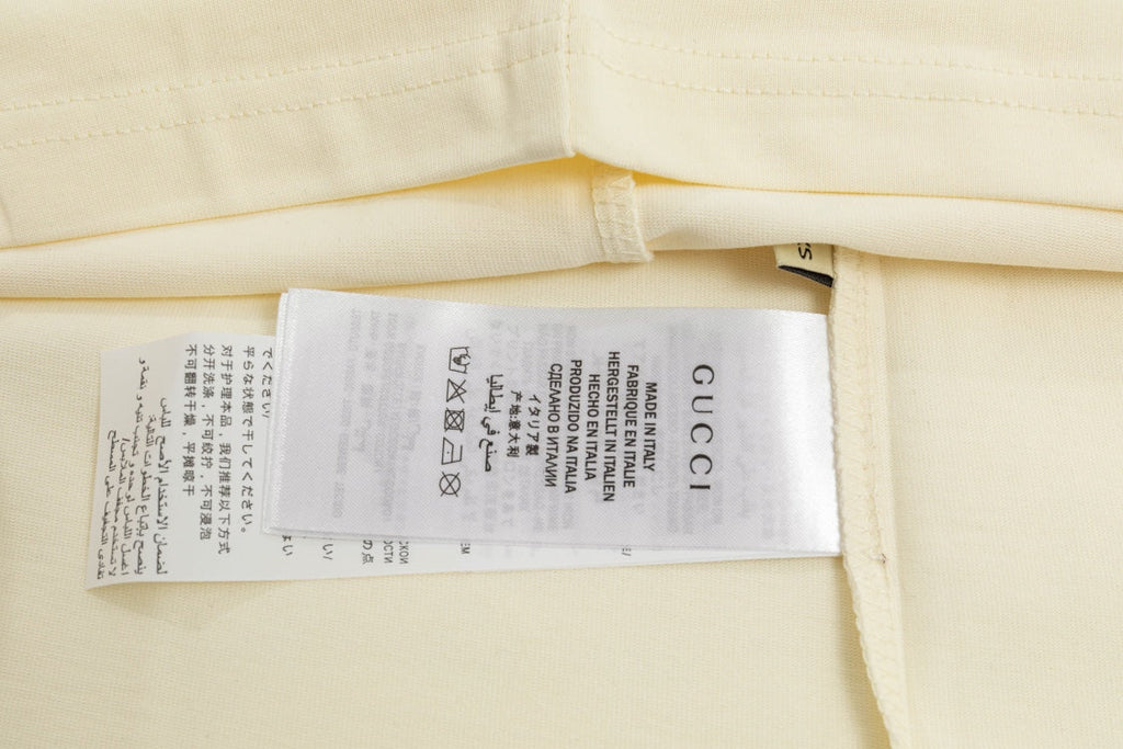 Printed crew neck cotton T-shirt