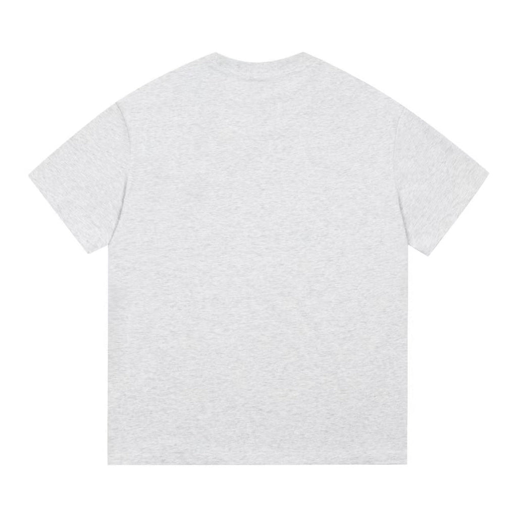 Simple embroidered cotton T-shirt