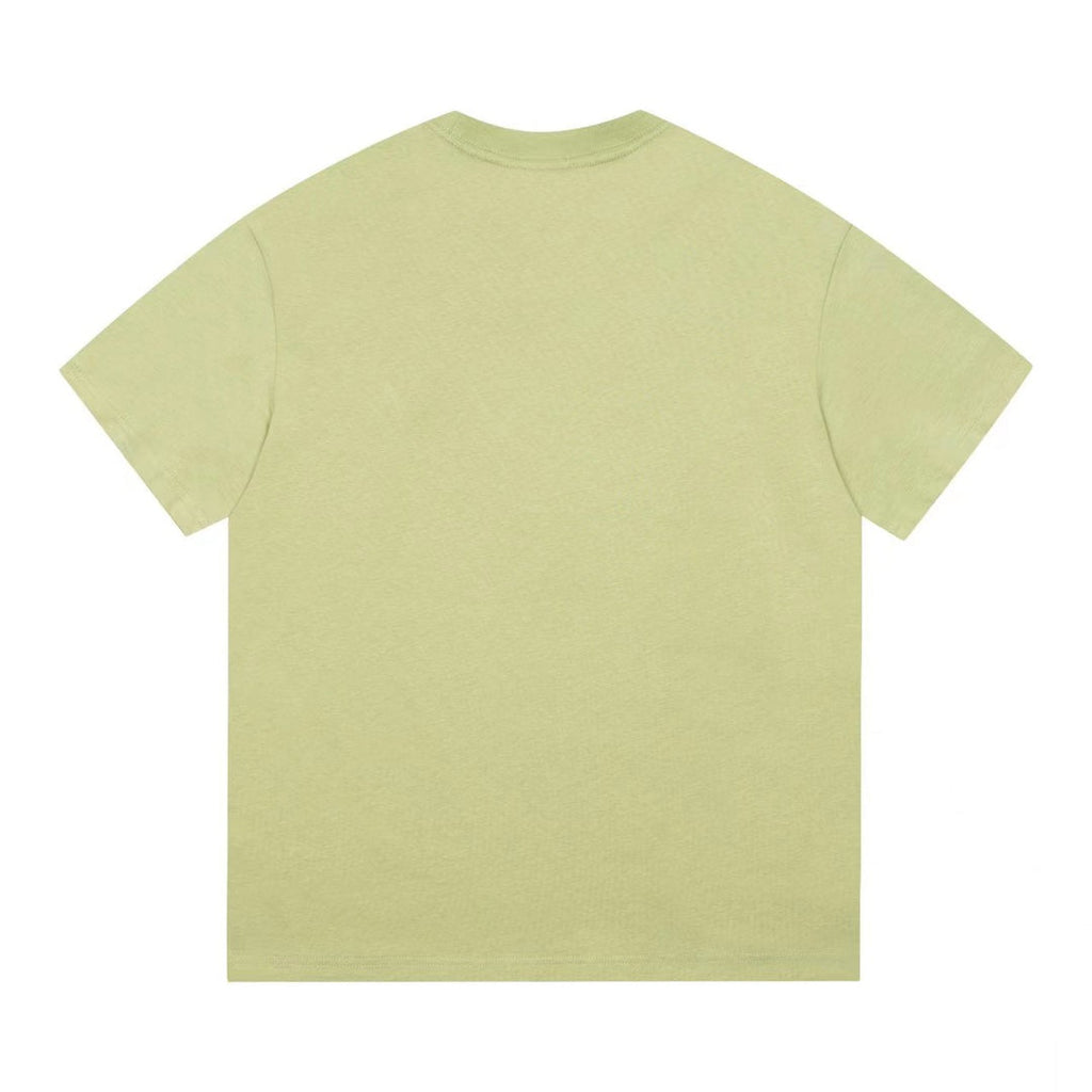 Simple embroidered cotton T-shirt
