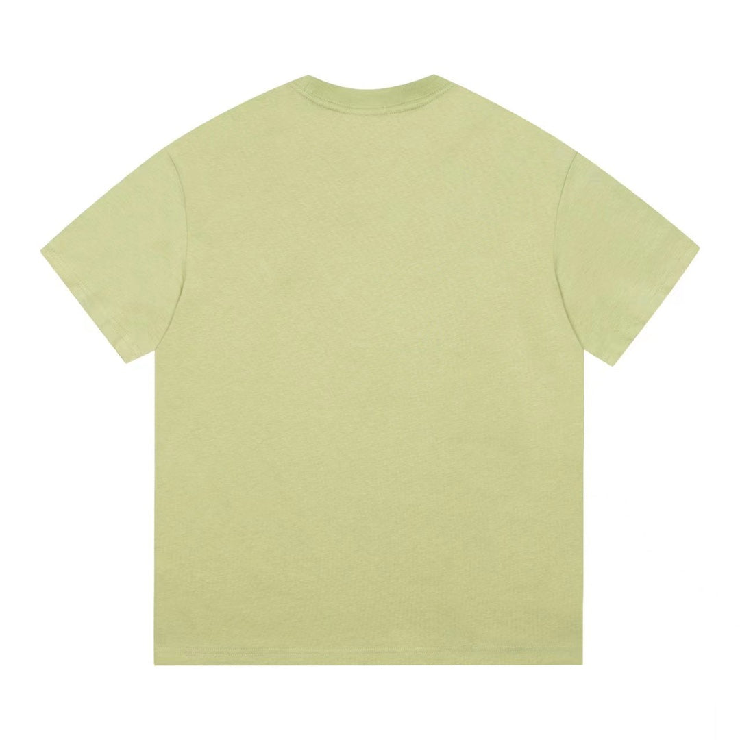 Simple embroidered cotton T-shirt