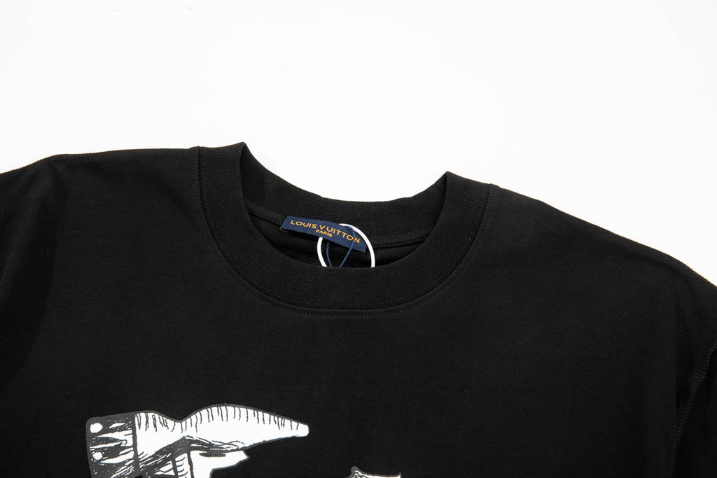 printed cotton T-shirt