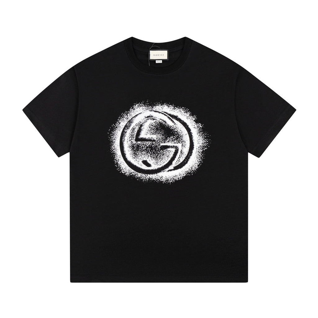 Printed crew neck cotton T-shirt