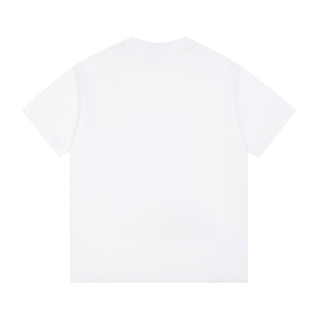 Printed crew neck cotton T-shirt