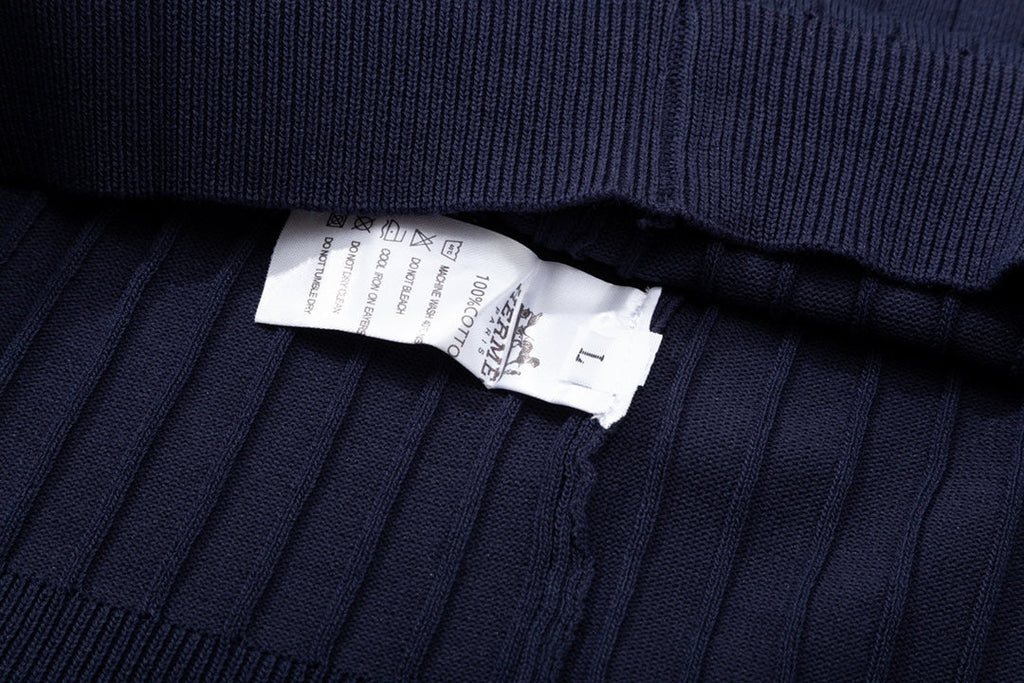 Fashion men's knitted polo shirt