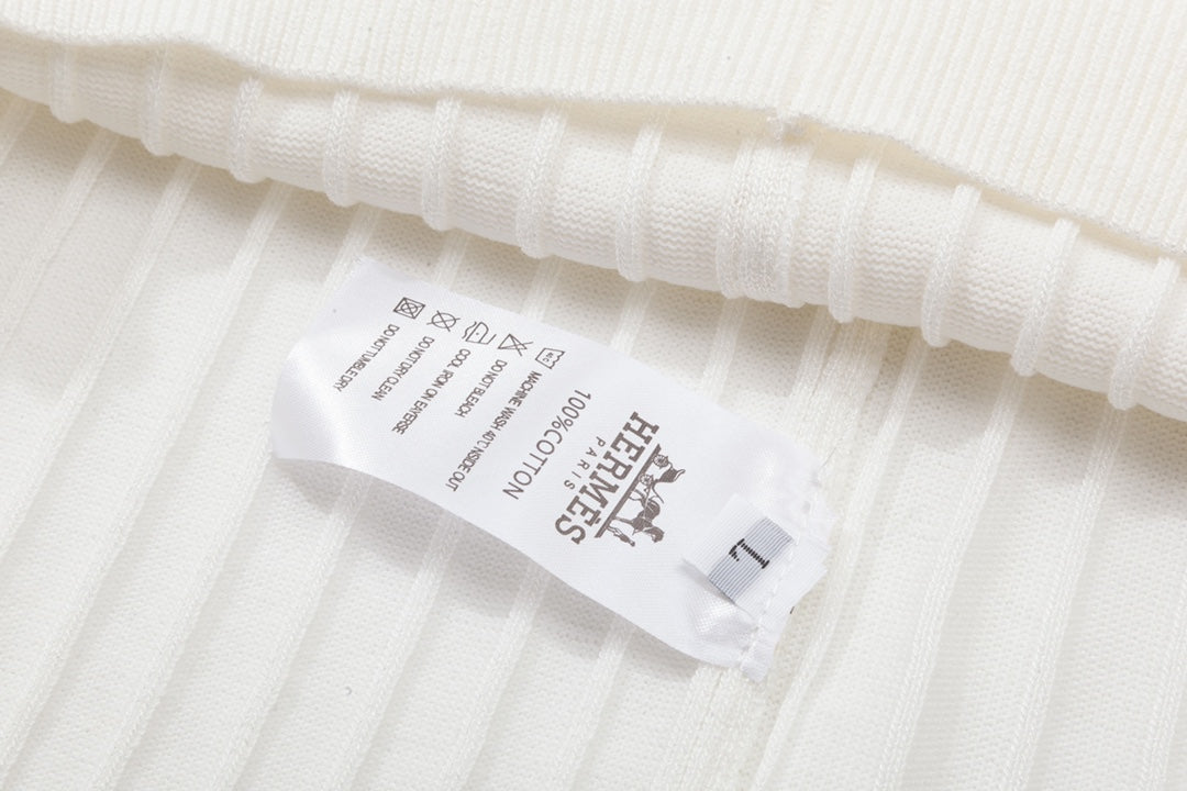 Fashion men's knitted polo shirt