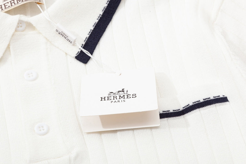 Fashion men's knitted polo shirt