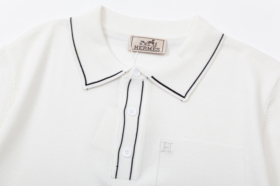 Vintage Knitted POLO Shirt