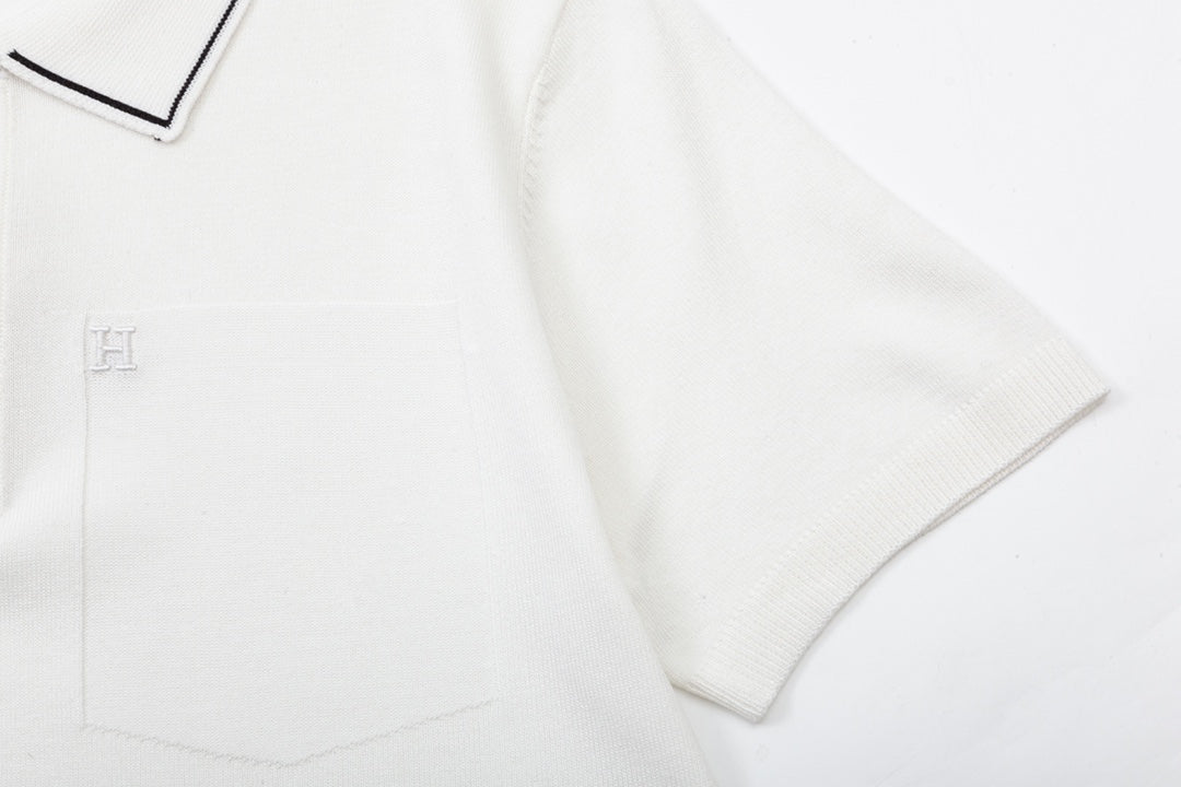 Vintage Knitted POLO Shirt