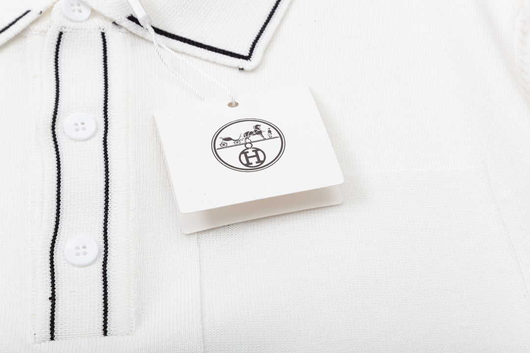 Vintage Knitted POLO Shirt