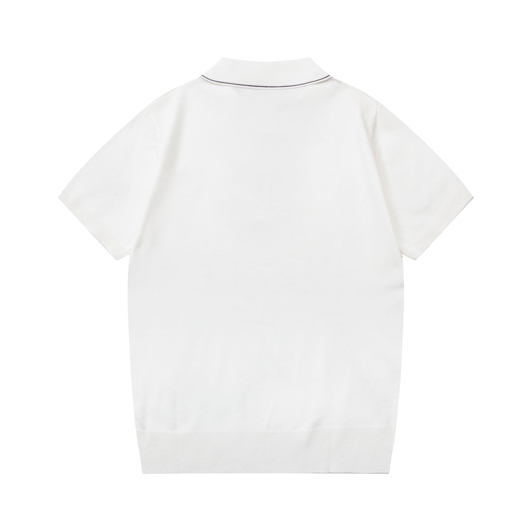 Vintage Knitted POLO Shirt