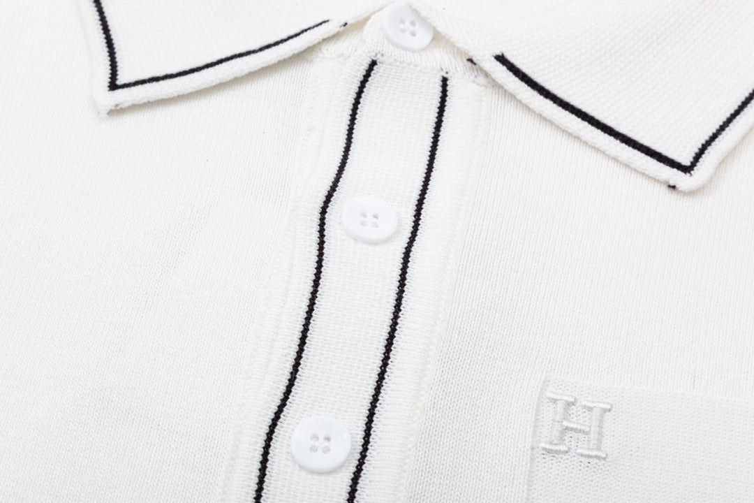 Vintage Knitted POLO Shirt