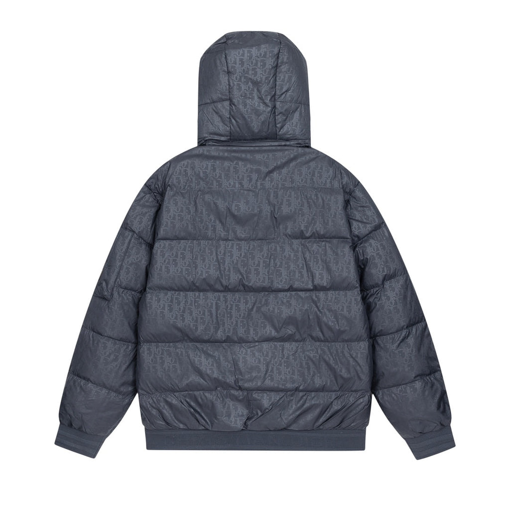 Removable jacquard down jacket